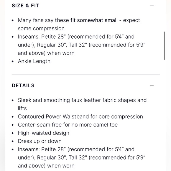 🖤SPANX Faux Leather Leggings🖤 - Picture 15 of 16